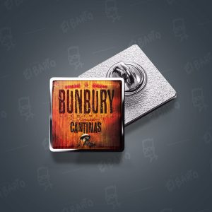 Pin Metálico Cuadrado Bunbury - Héroes