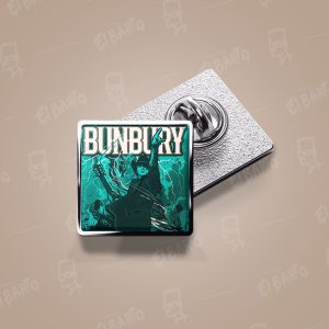Pin Metálico Cuadrado Bunbury - Héroes