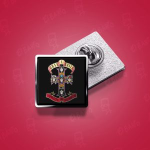 Pin Metálico Cuadrado Guns n' Roses