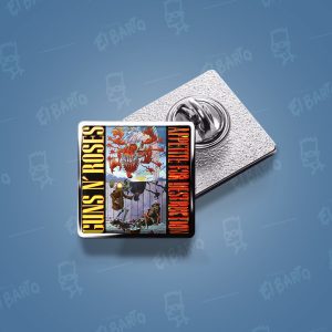 Pin Metálico Cuadrado Guns n' Roses