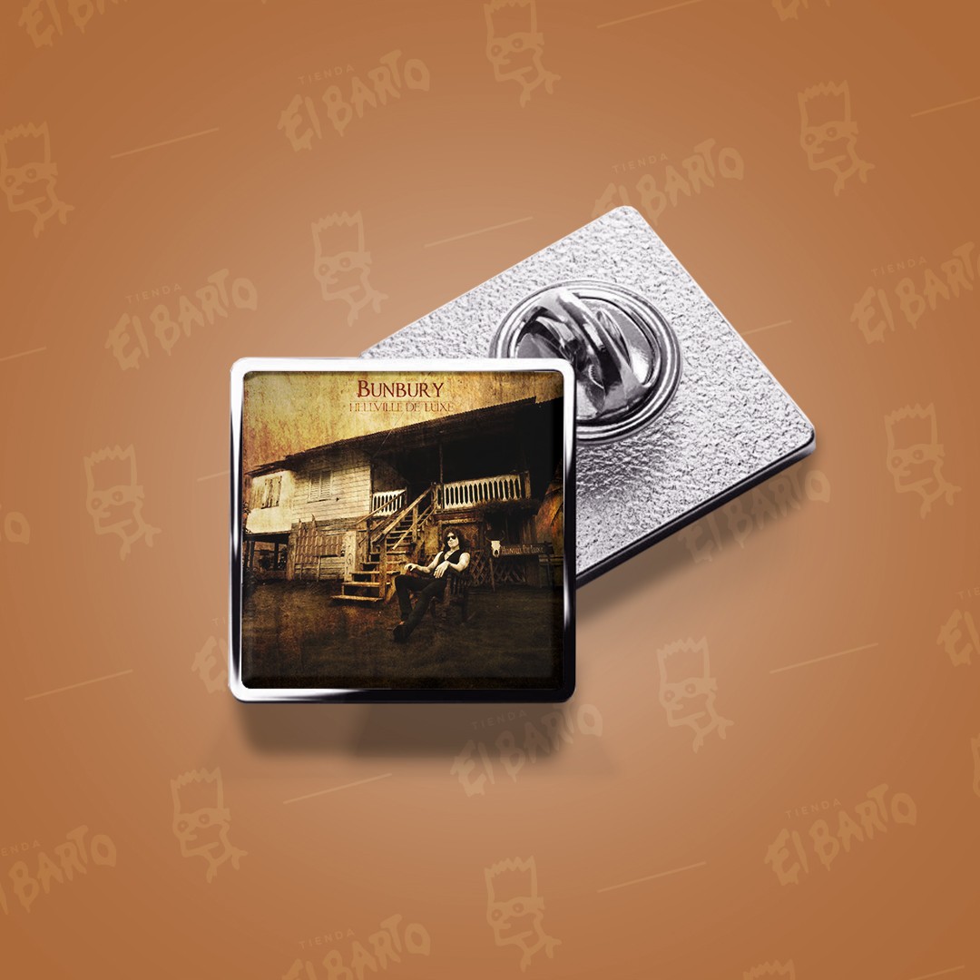 Pin Metálico Cuadrado Bunbury - Héroes