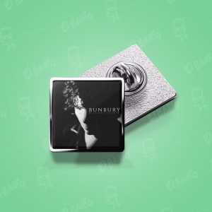 Pin Metálico Cuadrado Bunbury - Héroes